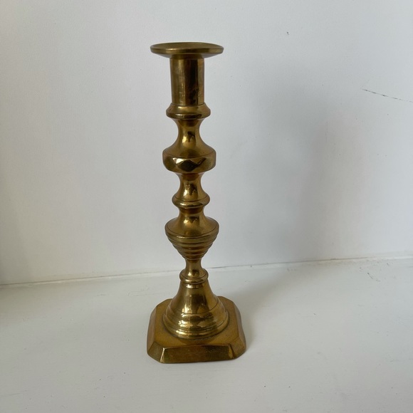 Vintage Brass Candlestick Holder - Picture 1 of 4